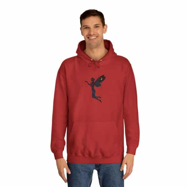 Fairy Design Unisex College Hoodie - Dreamy and Unique Campus Wear - Image 71