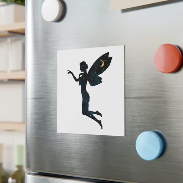 Celestial Fairy Square Magnet - Night Sky Decor - Image 8
