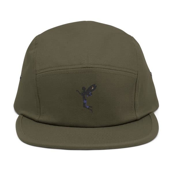 Whimsical Fairy 5 Panel Cap, Embroidered Cap, Casual Hat, Outdoor Gear, Unique Fashion Accessory, Summer Festival Hat - Image 3
