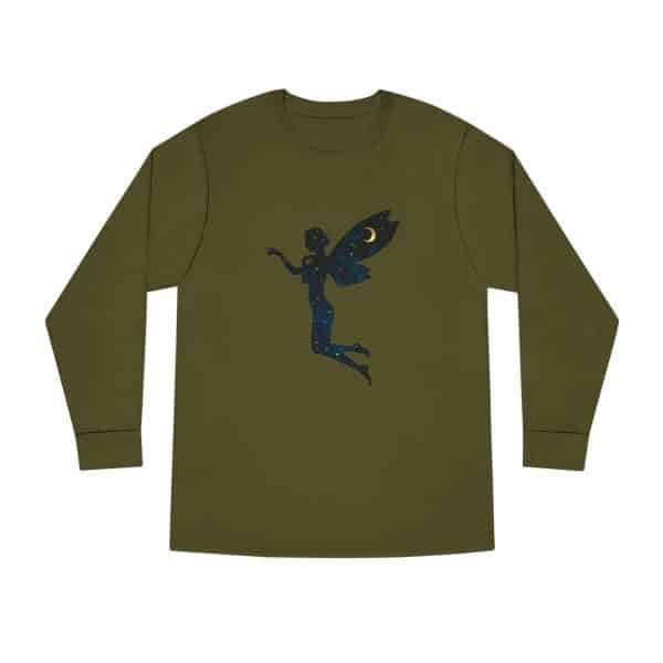 Celestial Fairy Long Sleeve Crewneck Tee - Dreamy Enchantment for Magical Souls - Image 25