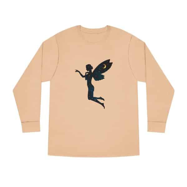 Celestial Fairy Long Sleeve Crewneck Tee - Dreamy Enchantment for Magical Souls - Image 13