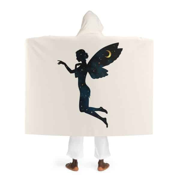 Celestial Fairy Hooded Sherpa Fleece Blanket - Image 3