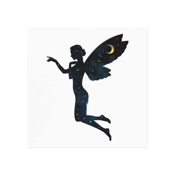 Celestial Fairy Square Magnet - Night Sky Decor