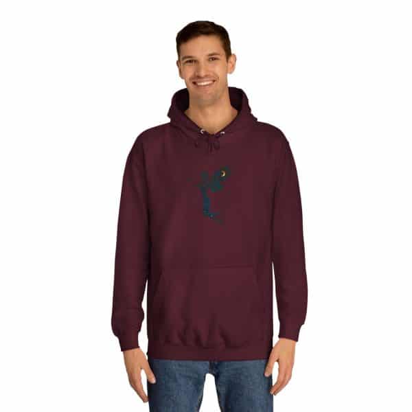 Fairy Design Unisex College Hoodie - Dreamy and Unique Campus Wear - Image 67