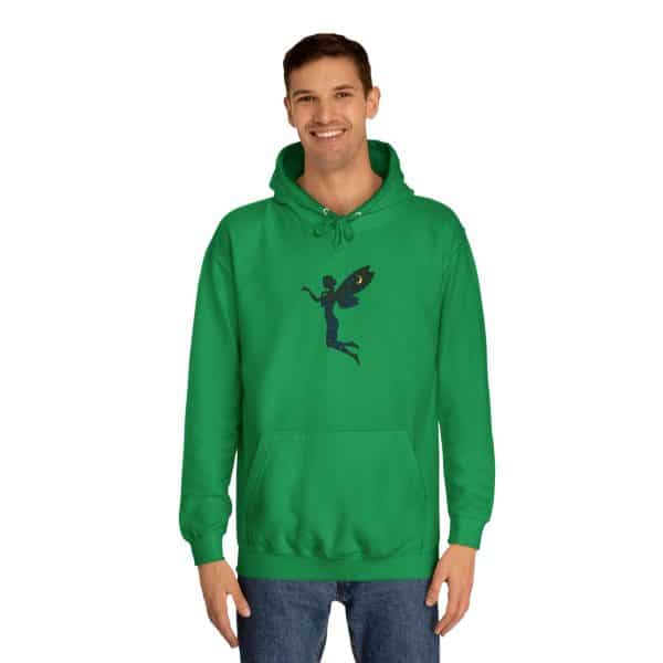 Fairy Design Unisex College Hoodie - Dreamy and Unique Campus Wear - Image 31