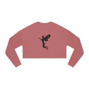 Magical Fairy Cropped Sweatshirt for Women - Perfect for Cozy Nights and Gift Giving
