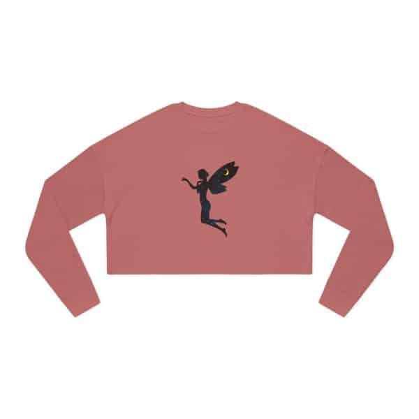 Magical Fairy Cropped Sweatshirt for Women - Perfect for Cozy Nights and Gift Giving