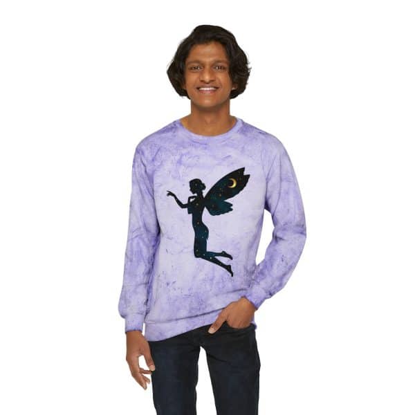 Celestial Fairy Unisex Color Blast Crewneck Sweatshirt - Image 19