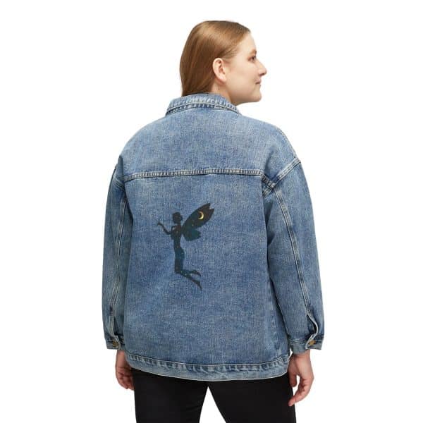 Starlit Fairy Denim Jacket for Women - Casual Fashion Outerwear - Image 4