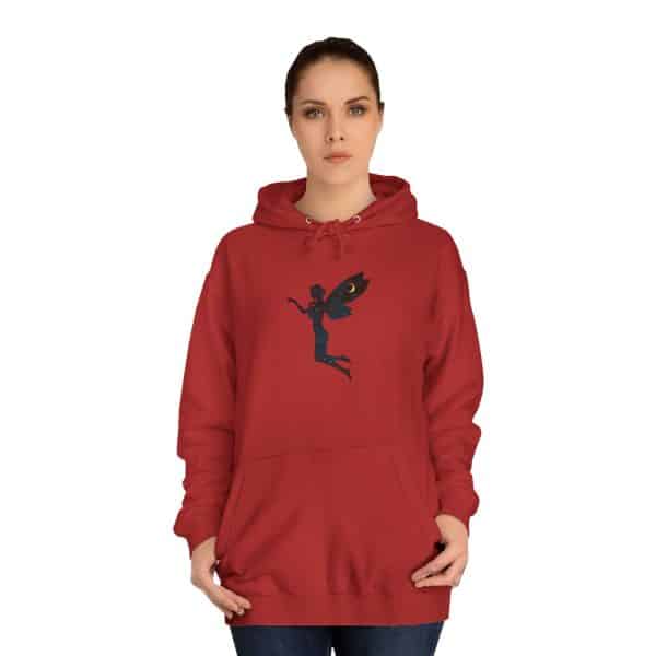 Fairy Design Unisex College Hoodie - Dreamy and Unique Campus Wear - Image 72