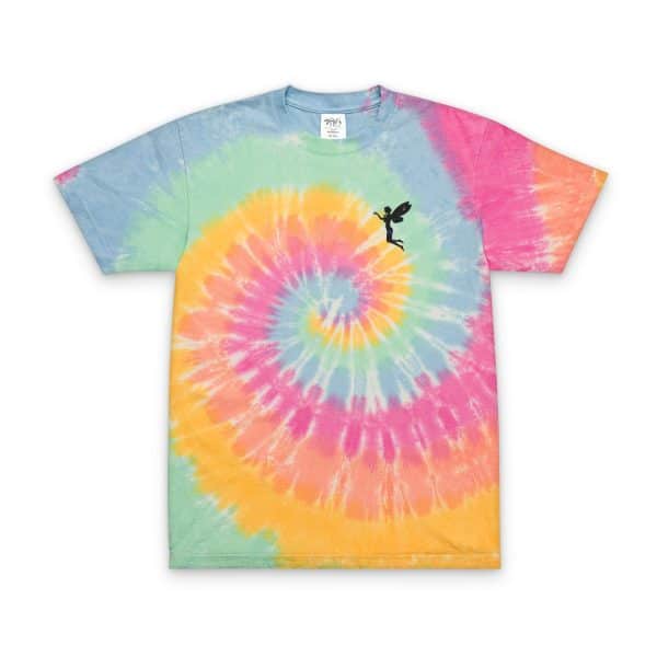 Celestial Fairy Colorful Oversized Tie-Dye T-Shirt - Vibrant Spiral Design for Festival & Casual Wear - Image 9