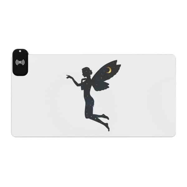Celestial Fairy LED Gaming Mouse Pad, Wireless Charging - Image 21