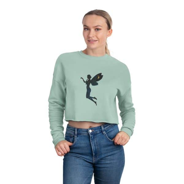 Magical Fairy Cropped Sweatshirt for Women - Perfect for Cozy Nights and Gift Giving - Image 16