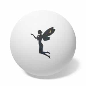Fairy-Themed Ping Pong Balls Set - 6 Decorative Table Tennis Balls for Fun Games & Parties