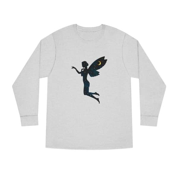 Celestial Fairy Long Sleeve Crewneck Tee - Dreamy Enchantment for Magical Souls - Image 5