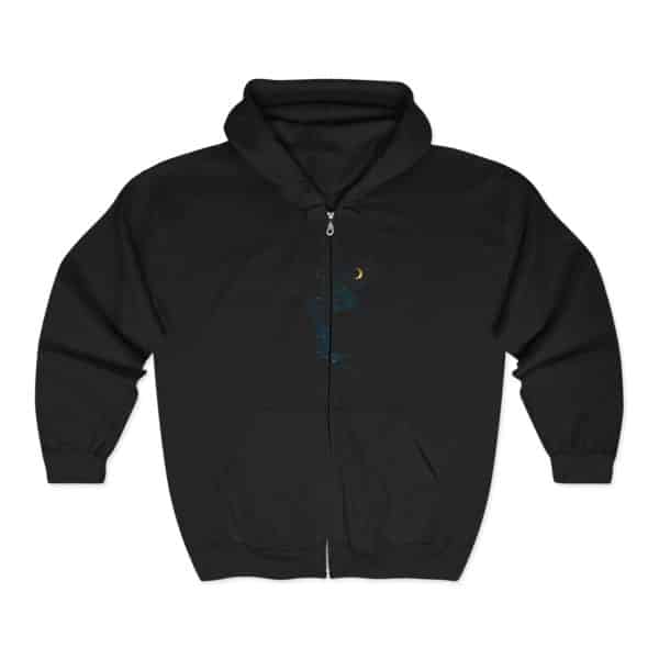 Fairy Design Unisex Zip Hoodie – Cozy Hooded Sweatshirt for Fantasy Lovers - Image 5