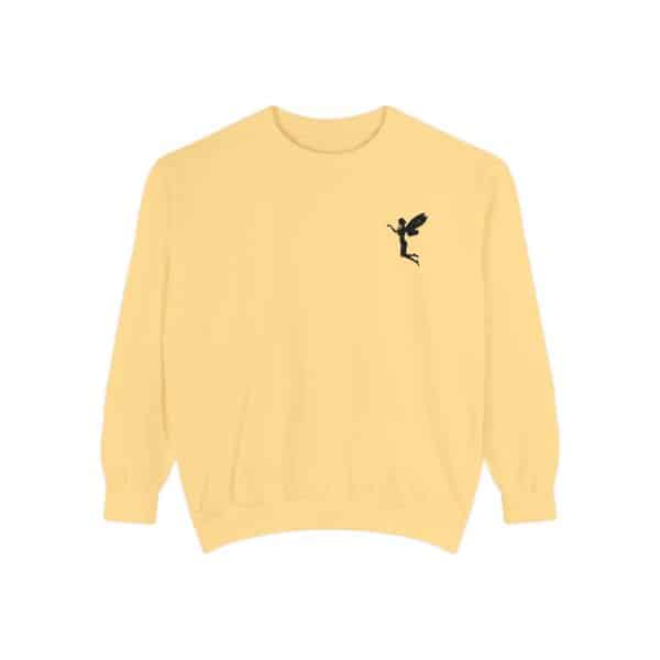 Fairy-Inspired Unisex Garment-Dyed Sweatshirt – Cozy and Playful Style - Image 9
