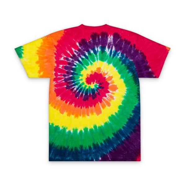 Celestial Fairy Colorful Oversized Tie-Dye T-Shirt - Vibrant Spiral Design for Festival & Casual Wear - Image 2