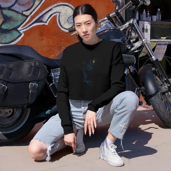 Magical Fairy Cropped Sweatshirt for Women - Perfect for Cozy Nights and Gift Giving - Image 11