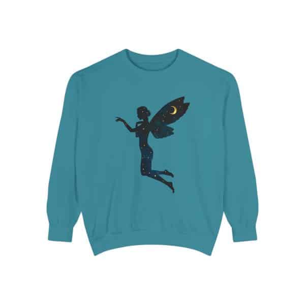 Celestial Fairy Unisex Garment-Dyed Sweatshirt - Cozy and Dreamy Style - Image 37