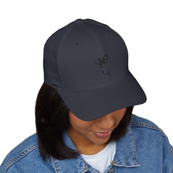 Fairy Embroidered Closed-Back Cap - Stylish & Trendy - Image 35