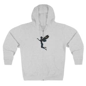 Enchanted Fairy Unisex Zip Hoodie | Magical Cozy Apparel for Fantasy Lovers