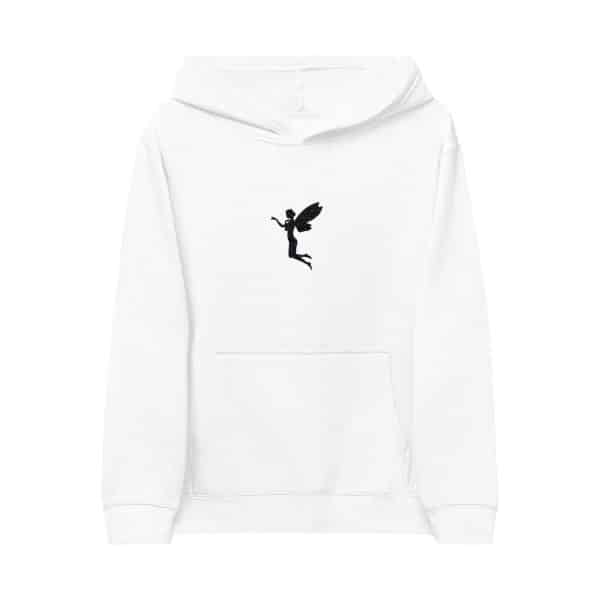 Kids Fairy Embroidered Fleece Hoodie - Cozy & Magical - Image 3