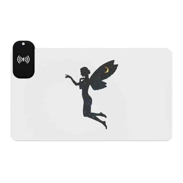 Celestial Fairy LED Gaming Mouse Pad, Wireless Charging - Image 9
