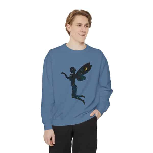 Celestial Fairy Unisex Garment-Dyed Sweatshirt - Cozy and Dreamy Style - Image 55