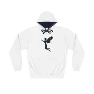 Whimsical Angel Unisex Varsity Hoodie - Cozy & Stylish
