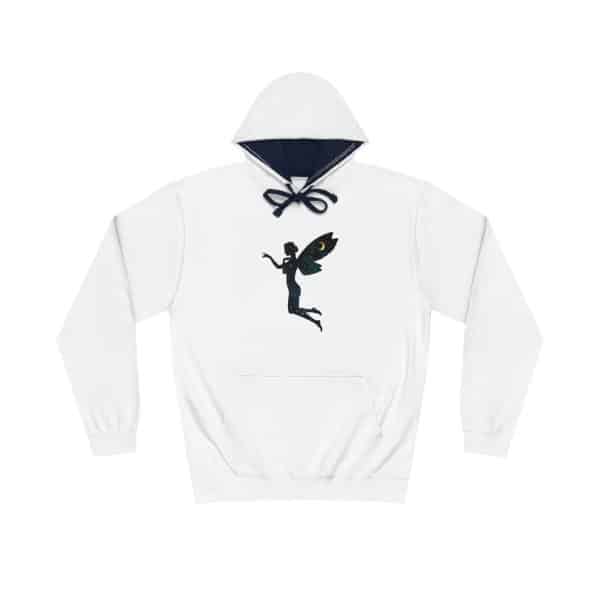 Whimsical Angel Unisex Varsity Hoodie - Cozy & Stylish