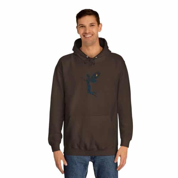 Fairy Design Unisex College Hoodie - Dreamy and Unique Campus Wear - Image 7