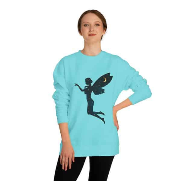 Celestial Fairy Unisex Crew Neck Sweatshirt - Magical Night Vibes - Image 24