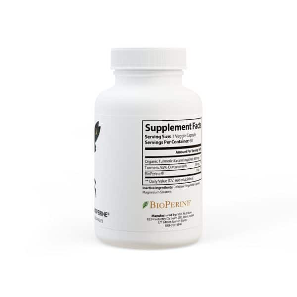 Celestial Fairy Turmeric with BioPerine® (Black Pepper Fruit Extract) Supplement (60 Capsules) - Image 3