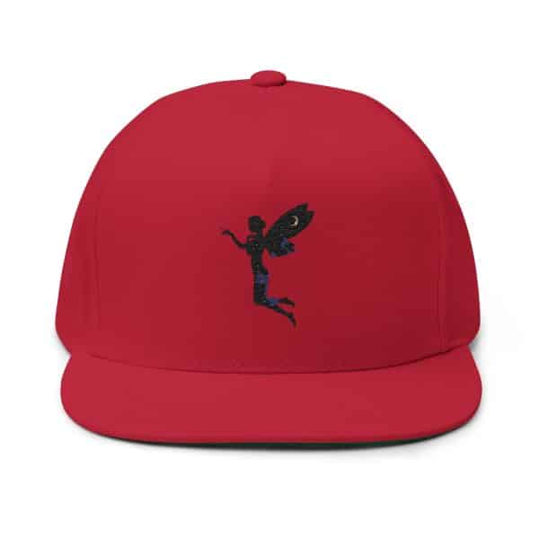 Embroidered Fairy Flat Bill Cap - Stylish Streetwear Hat - Image 25