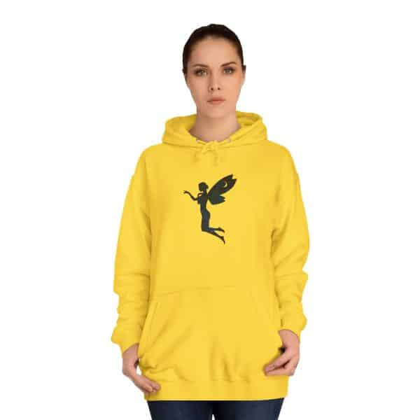 Fairy Design Unisex College Hoodie - Dreamy and Unique Campus Wear - Image 16