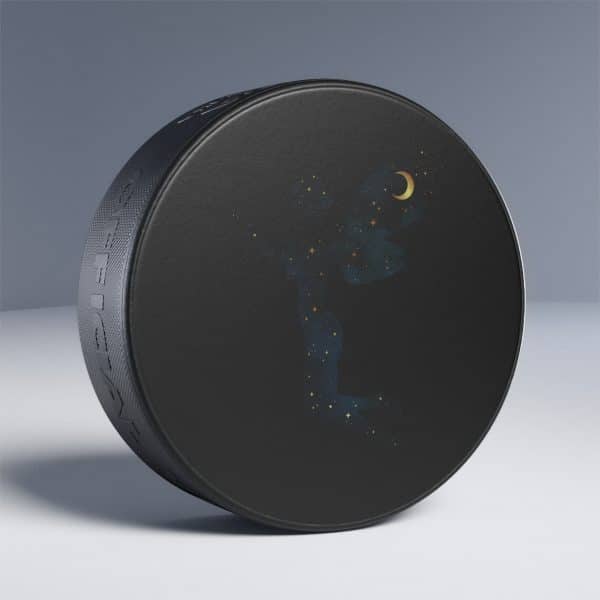 Celestial Fairy Hockey Puck – Unique Starry Design for Ice Hockey Fans - Image 4