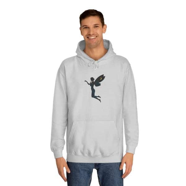 Fairy Design Unisex College Hoodie - Dreamy and Unique Campus Wear - Image 19