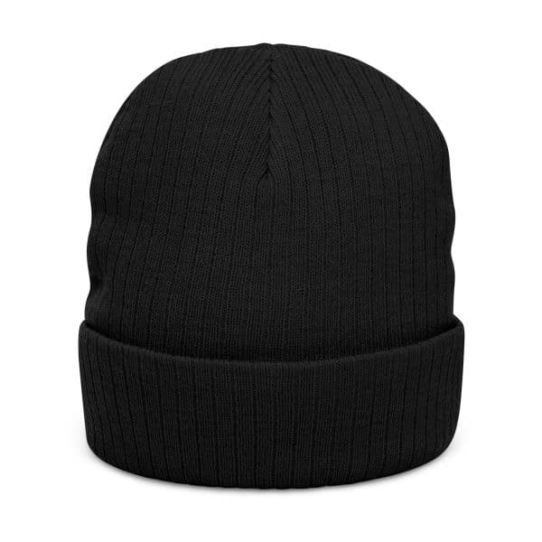 Celestial Fairy Cozy Ribbed Knit Beanie with Embroidery - Perfect for Winter and Outdoor Adventures - Image 2