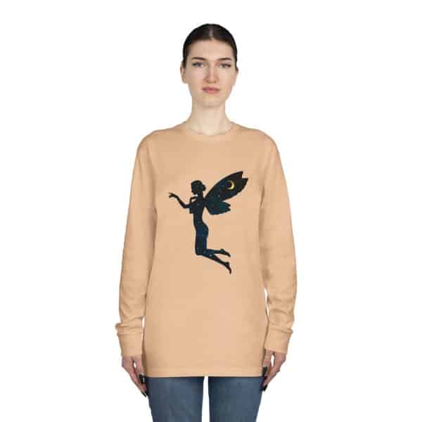 Celestial Fairy Long Sleeve Crewneck Tee - Dreamy Enchantment for Magical Souls - Image 16