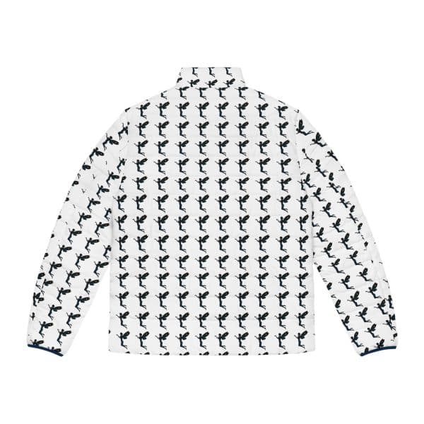Celestial Fairy Stylish Men's Puffer Jacket with Unique Pattern - Perfect for Casual and Outdoor Wear - Image 2