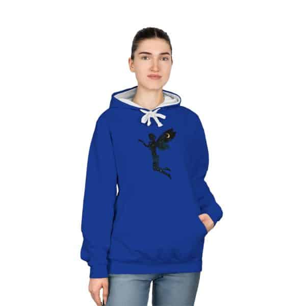 Whimsical Angel Unisex Varsity Hoodie - Cozy & Stylish - Image 12
