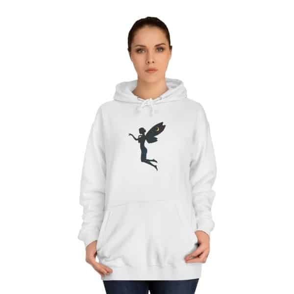 Fairy Design Unisex College Hoodie - Dreamy and Unique Campus Wear - Image 4