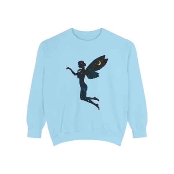 Celestial Fairy Unisex Garment-Dyed Sweatshirt - Cozy and Dreamy Style - Image 45