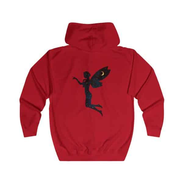 Celestial Fairy Unisex Full Zip Hoodie - Magical Night Sky Design - Image 20