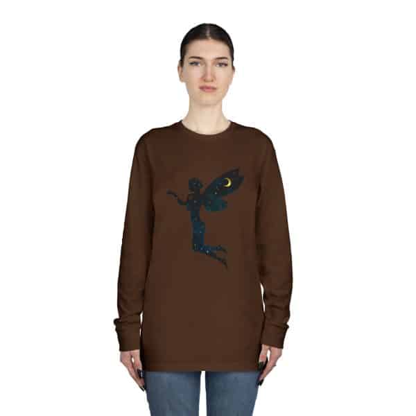 Celestial Fairy Long Sleeve Crewneck Tee - Dreamy Enchantment for Magical Souls - Image 24