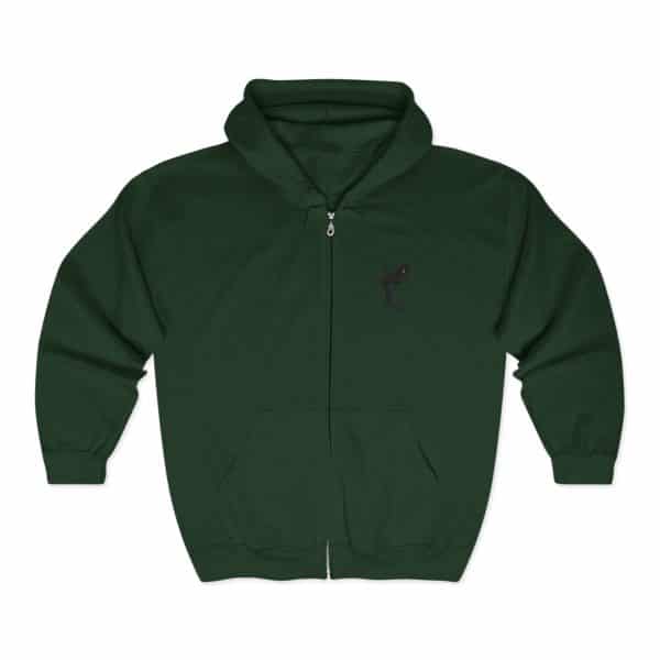 Fairy Silhouette Unisex Zip-Up Hoodie - Cozy and Stylish Casualwear - Image 15