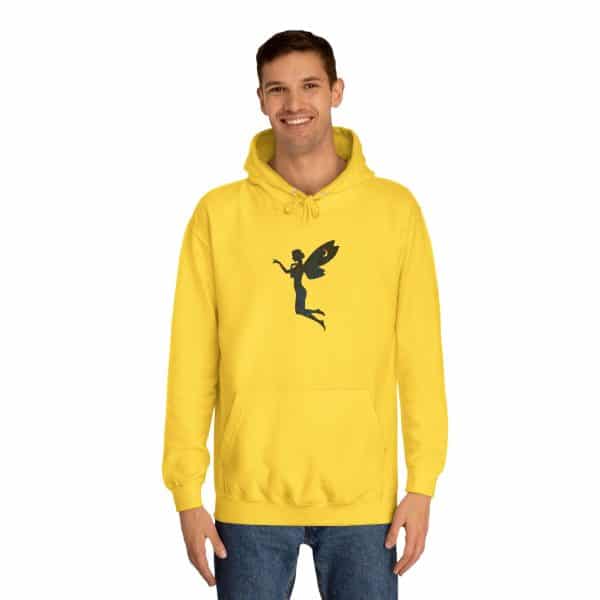 Fairy Design Unisex College Hoodie - Dreamy and Unique Campus Wear - Image 15