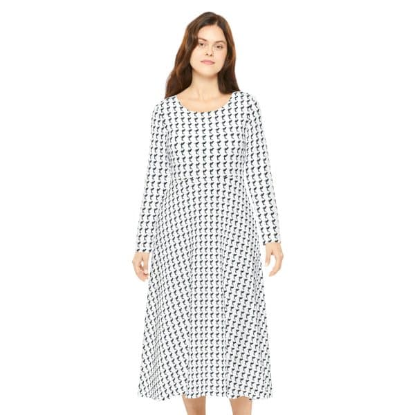 Celestial Fairy Women's Long Sleeve Dance Dress (AOP) - Image 3