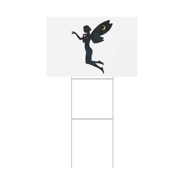 Magical Fairy Plastic Yard Sign - Perfect for Garden Decor and Party Celebrations - Image 3